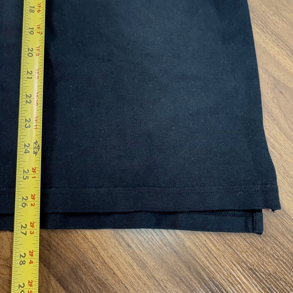 Jos A Bank Travelers Collection Polo Shirt Large Black Cotton Pique Short Sleeve - Picture 7 of 8